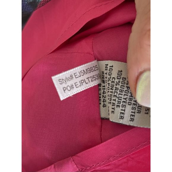 Eliza J Faille belted fit & flare dress - size 8 - multicolored - Picture 10 of 10